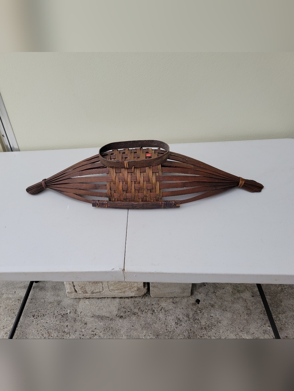 Handwoven Brown Decorative Basket Bowl - Home Accents - Picture 2 of 4